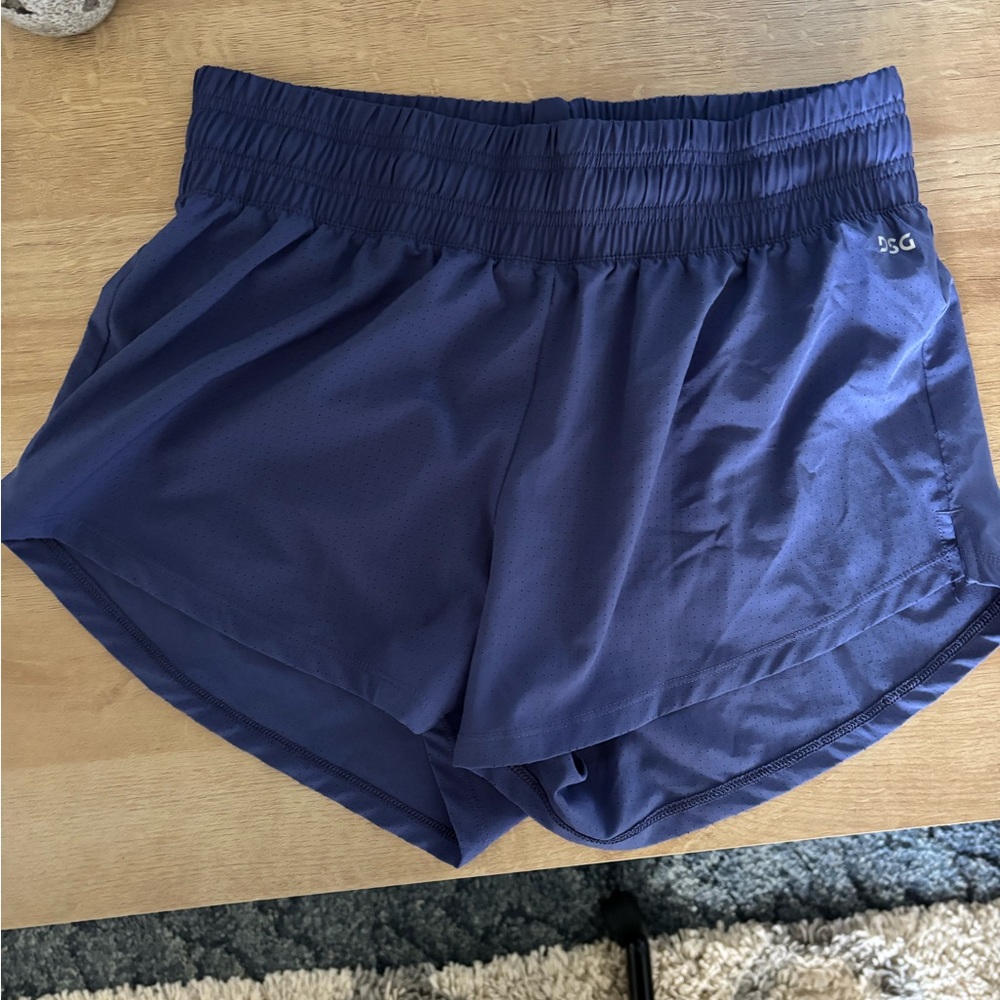 DSG Women's Deep Navy Athletic Shorts with Elastic Waistband